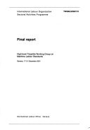Final Report Geneva, 17 - 21 December 2001 ; International Labour Organization, Sectoral Activities Programme