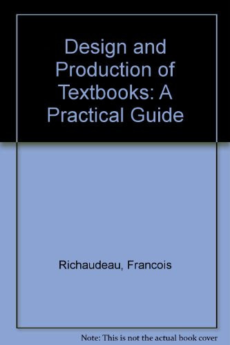 Design and Production of Textbooks: A Practical Guide