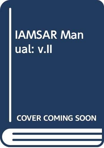 IAMSAR Manual: Mission Co-ordination