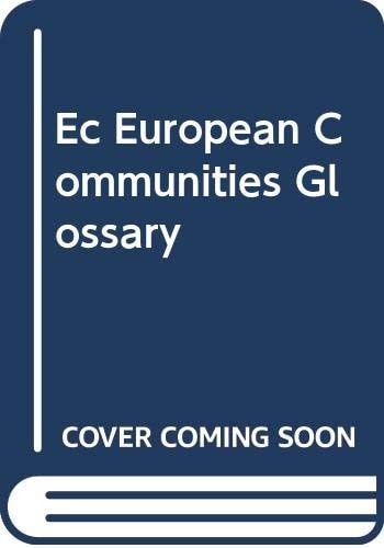 EG-Wörterverzeichnis Deutsch-Französisch Glossaire des communautés européennes allemand-francais