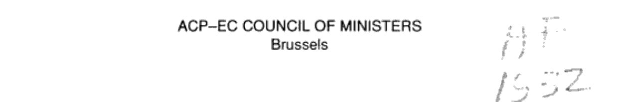 Compilation of Texts ACP-EC Conventions of Lomé, 1 January 1998 to 31 December 1998