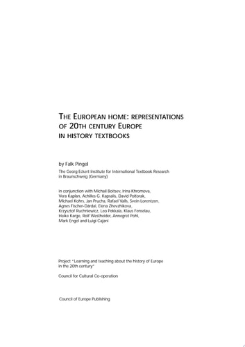 The European Home Representations of 20th Century Europe in History Textbooks