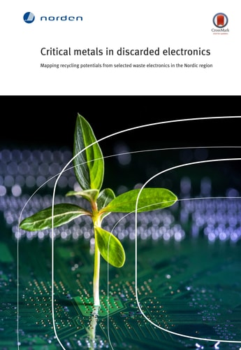 Critical metals in discarded electronics Mapping recycling potentials from selected waste electronics in the Nordic region