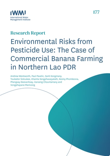 Environmental risks from pesticide use the case of commercial banana farming in northern Lao PDR