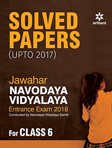 Jawahar Navodaya Vidyalaya Solved Papers 2018 for Class 6