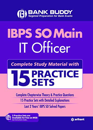 IBPS SO Main IT Officer Complete Study Material with 15 Practice Sets 2019 (Old edition)