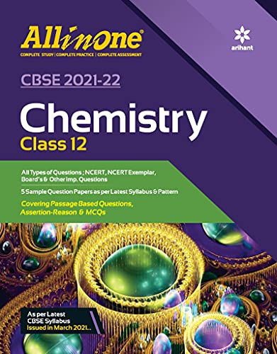 CBSE All In One Chemistry Class 12 for 2022 Exam