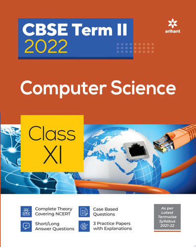 Arihant CBSE Computer Science Term 2 Class 11 for 2022 Exam (Cover Theory and MCQs)