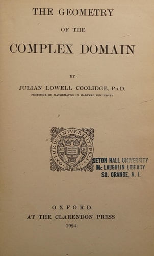 The Geometry of the Complex Domain