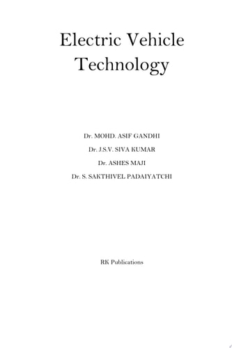 Electric Vehicle Technology