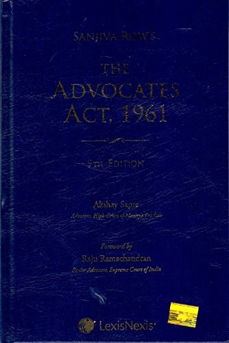 Sanjiva Row's The Advocates Act, 1961