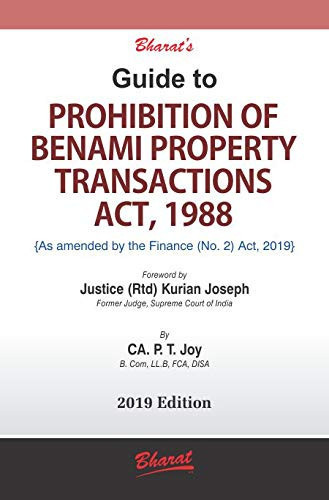 Bharat's Guide to Prohibition of Benami Property Transactions Act, 1988