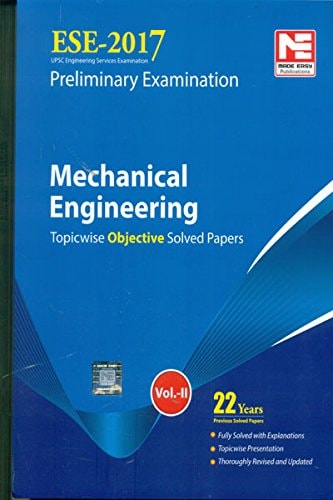 ESE 2017 Preliminary Exam Mechanical Engineering Objective Paper - Volume 2