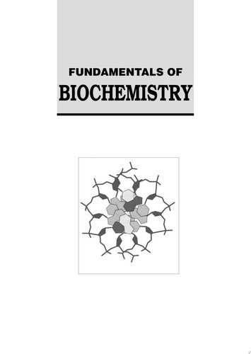 Fundamentals of Biochemistry