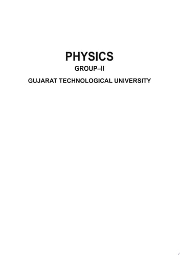 Physics (Group II) (GTU)