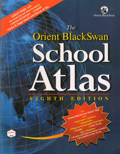 Orient BlackSwan School Atlas - 8th Edition