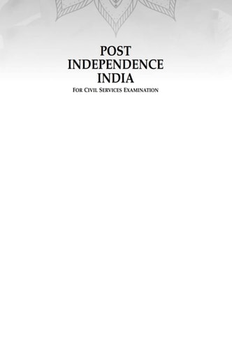 Post Independence India