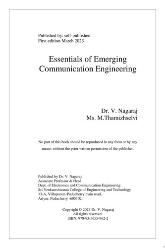 Essentials of Emerging Communication Engineering