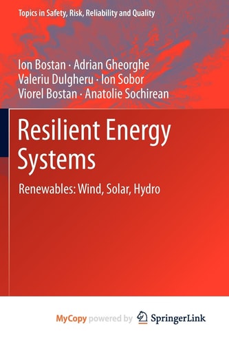 Resilient Energy Systems Renewables: Wind, Solar, Hydro