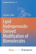 Lipid Hydroperoxide-Derived Modification of Biomolecules