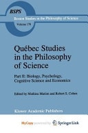 Québec Studies in the Philosophy of Science