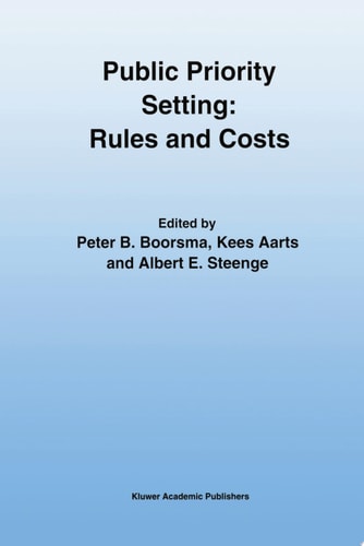 Public Priority Setting: Rules and Costs