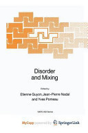Disorder and Mixing: Convection, Diffusion and Reaction in Random Materials and Processes