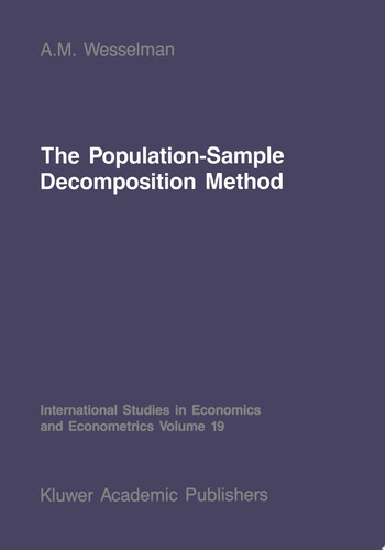 The Population-Sample Decomposition Method A Distribution-Free Estimation Technique for Minimum Distance Parameters