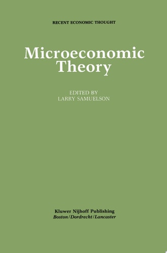 Microeconomic Theory