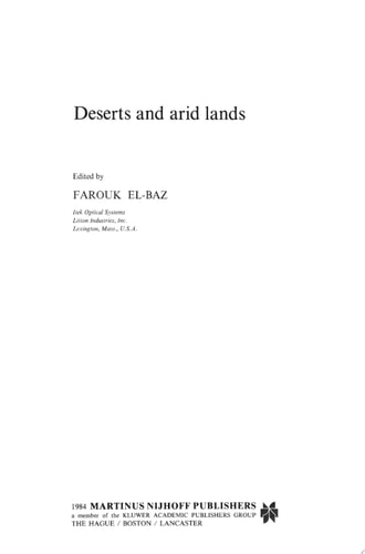 Deserts and arid lands