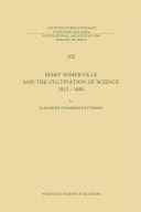 Mary Somerville and the Cultivation of Science, 1815–1840