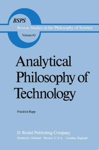 Analytical Philosophy of Technology