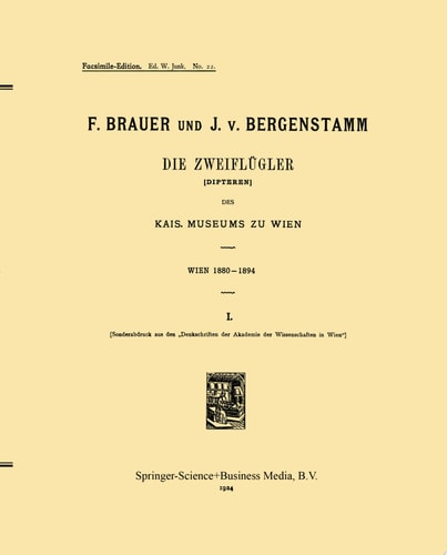 Die Zweiflügler (Dipteren) des Kais. Museums zu Wien