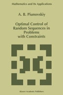 Optimal Control of Random Sequences in Problems with Constraints