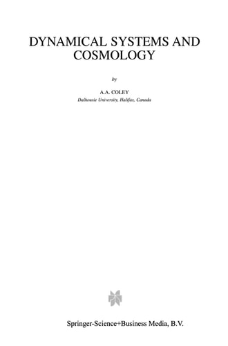 Dynamical Systems and Cosmology