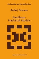 Nonlinear Statistical Models