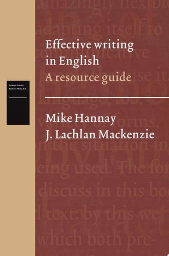 Effective writing in English A resource guide
