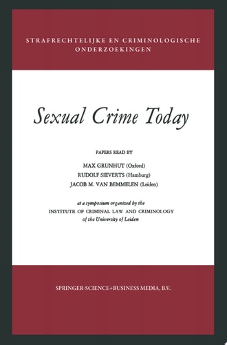 Sexual Crime Today
