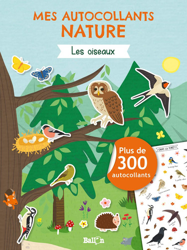 Mes autollants nature les oiseaux Plus de 300 autocollants