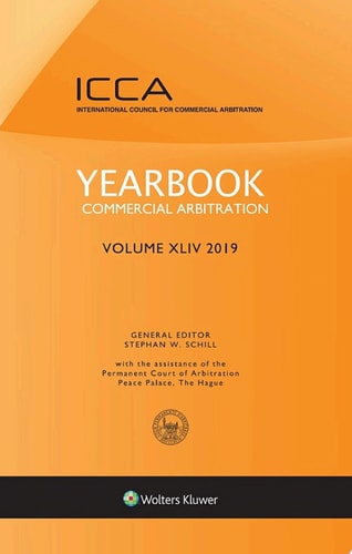 Yearbook Commercial Arbitration, Volume XLIV (2019)