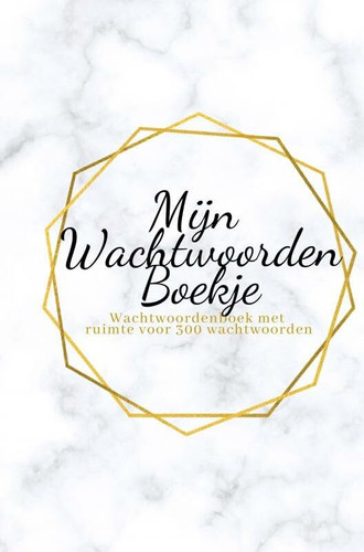 Mijn wachtwoordenboekje: Wachtwoordenboek met ruimte voor 300 wachtwoorden