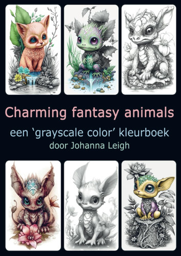 Charming Fantasy Animals kleurboek voor volwassenen