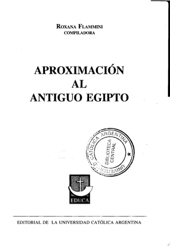 Aproximación al Antiguo Egipto