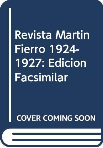 Revista Martín Fierro 1924-1927 edición facsimilar
