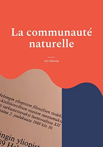 La communauté naturelle La théorie de Jean-Jacques Rousseau sur le législateur comme créateur de la puissance publique à la lumière de son manuscrit "Projet de constitution pour la Corse", 1765