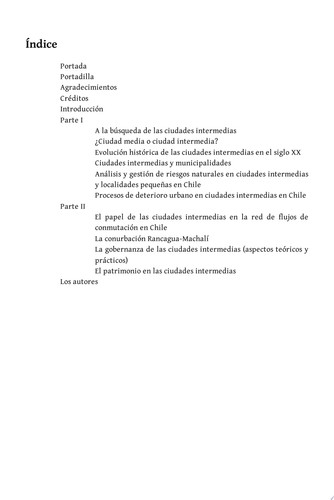 Ciudades intermedias en Chile: territorios olvidados