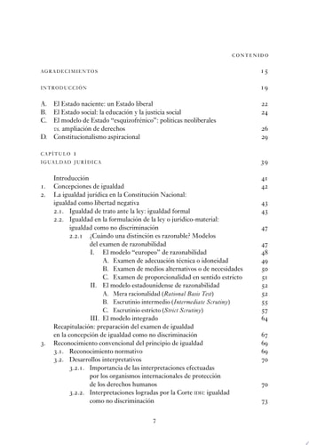 Derecho a la educación e igualdad como no sostenimiento