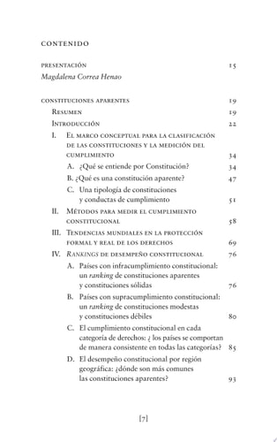 Constituciones aparentes y Variaciones constitucionales entre corrientes de autoritarismo