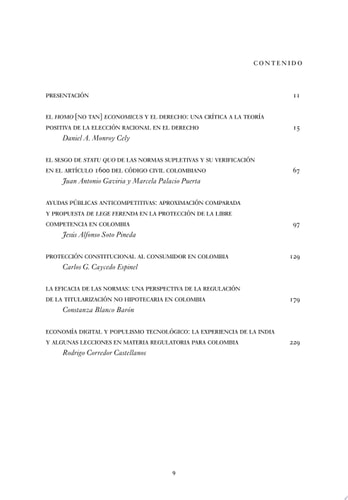 Discusiones contemporáneas del Derecho Económico. Serie de Derecho Económico N°4