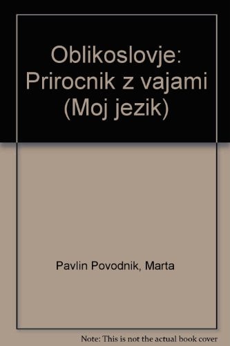 Oblikoslovje priročnik z vajami